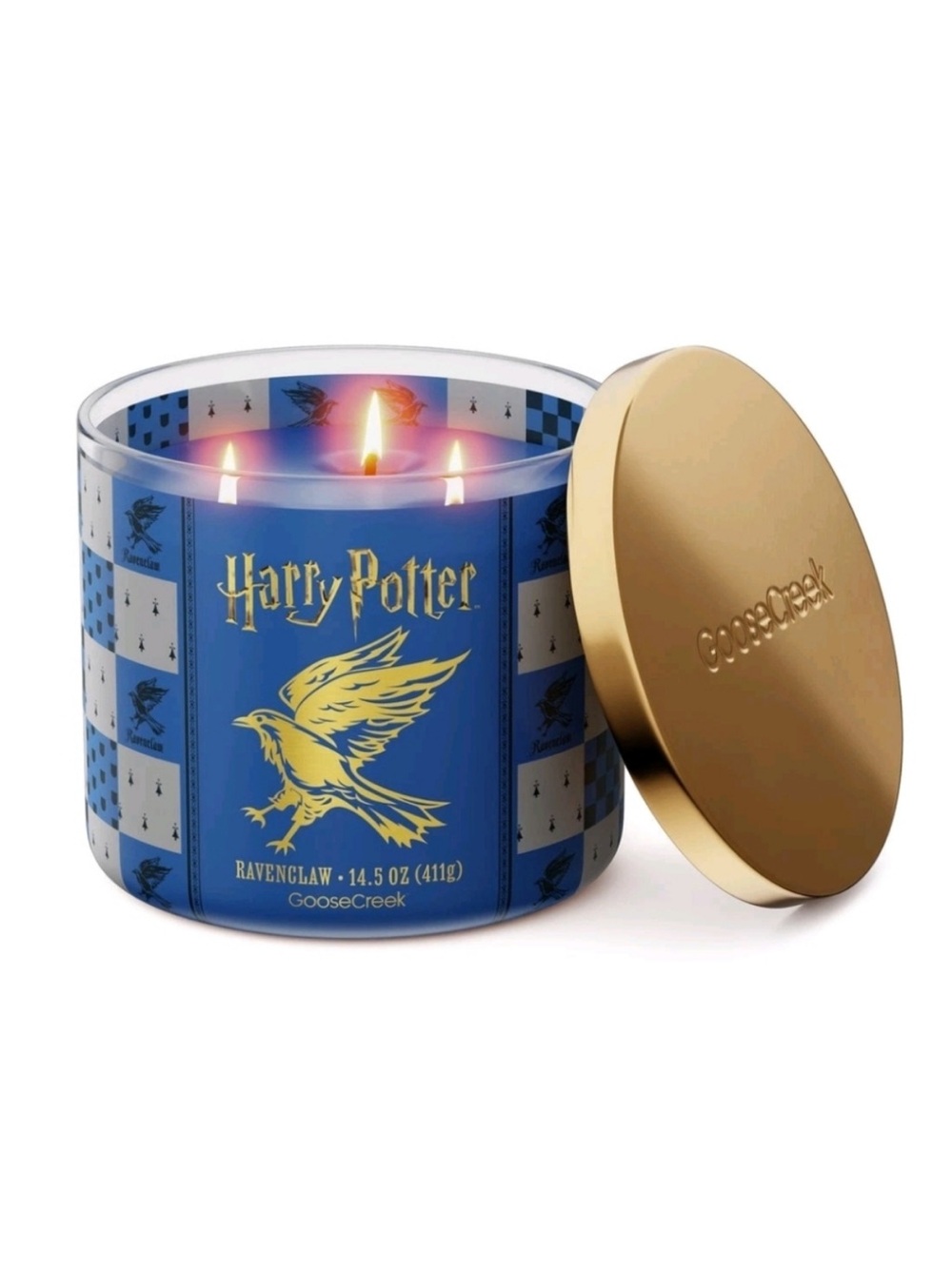 Goose creek Harry Potter Ravenclaw 3 Wick Candle